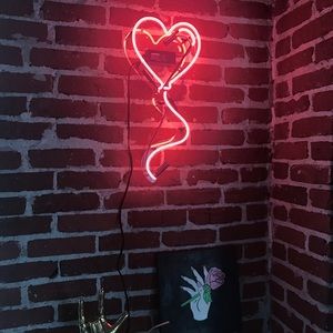 Heart Balloon Neon Light Sign